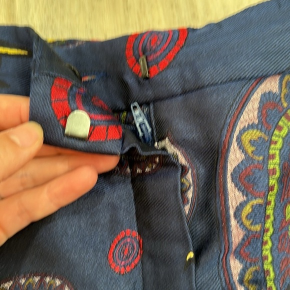 Odeeh novelty unique printed silk blend dress pants - Picture 3 of 8